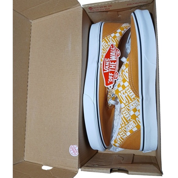 VANS Era Off The Wall Golden Nugget New With Box &Tag Sneakers Skater Sz9.5 #551 - Picture 2 of 11